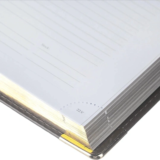 Ежедневник полудатированный А5+ п/дат. boss (серый) 3-404/273