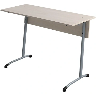 Парта МЕТ_ Стол ученический Гармония 2-местный 6г.р. шамони св./серый