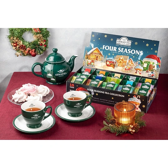 Чай Ahmad Tea Чайное Ассорти, пакет в конв, 15 вкусов, 90 пак (N060W-3) НГ