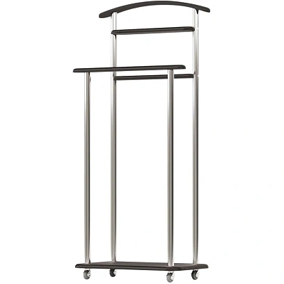 Вешалка KF_костюмная Комус Мебель Элдридж (7024360101) чер.кв/хром кол.рез