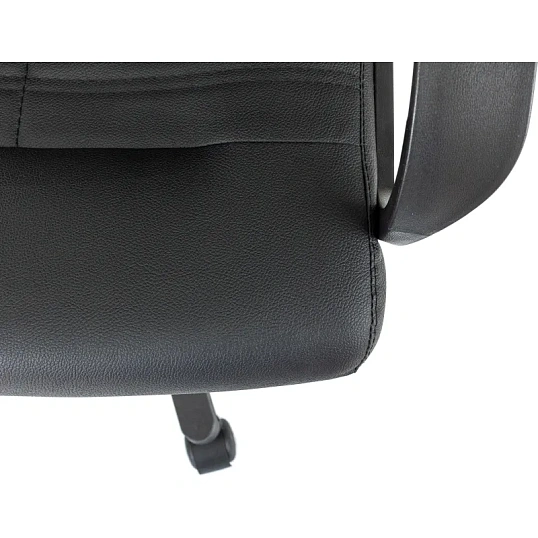 Кресло VB_EChair 659LT PU черный эко.кожа крестов. пластик