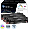 Картридж лазерный HP 410X CF252XM CMY для CLJ 377/477/452 (3шт/уп)
