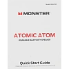 Колонка портативная Monster Atomic Atom, красная