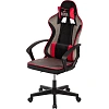 Кресло БР Комус Мебель Easy Game EGAME-908 LT ткань черный/красный, пластик