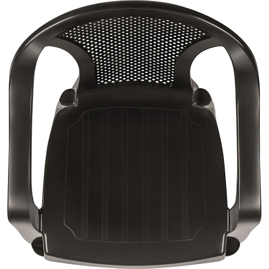 Кресло PR_Decorona DeVeranda 540x535x785 мм, круглая сетчатая спинка орех