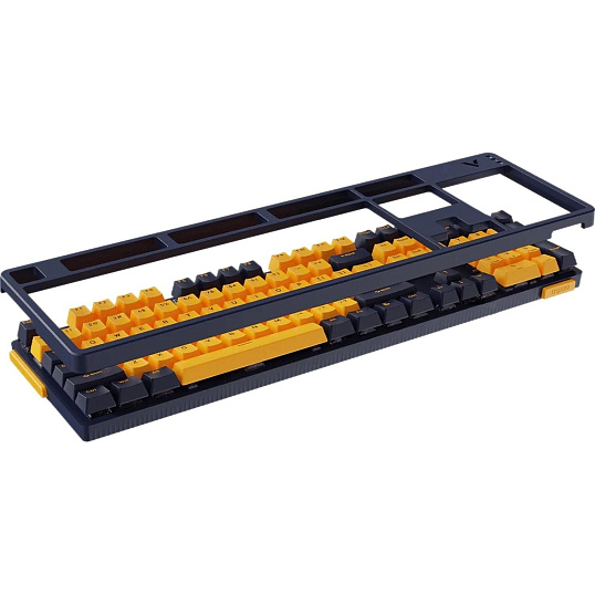 Клавиатура RAPOO игров.механич.проводная V500PRO, цвет - желтый/синий