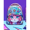 Ранец Комус Класс Light1 Девочка кошка,  1 отд, эргоном