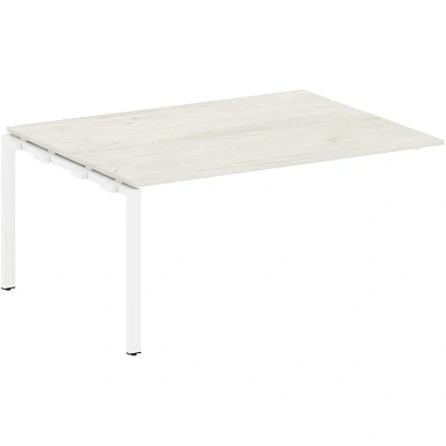 Элемент стола Metal Sys.St пер П-обр м/к БП.ППРГ-4 1600x1235x750 Дуб Н./Бел