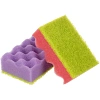 Губки для мытья посуды QUALITA BUBBLE EFFECT 100х66х37мм 5 шт/уп