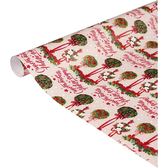 Бумага упаковочная для сувенирной продукции 90 г/м2 / 100х70см арт.89239