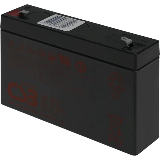 Батарея для ИБП CSB серия GP, GP672 CSB, 6В/7.2Ач, клеммы F1/F2