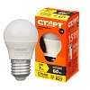 Лампа светодиодная Старт 7W E27 2700k тепл.бел.шар ECO