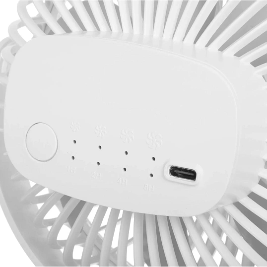 Вентилятор Centek CT-5045,настольный,аккум.1800мАч/5Вт/ 4ск/Клипса/Таймер8ч