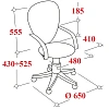 Кресло VB_EChair 225 DSL черный сетка/ткань хром