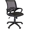 Кресло ТП 304 сетка/ткань,черный,пластик