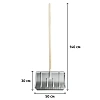 Лопата д/уборки снега ЛТР 50х30х140 см стальн/ковш(оцинк) с дерев/черенком