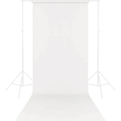 Фон бумажный Raylab Arctic White 1,35x6м белый