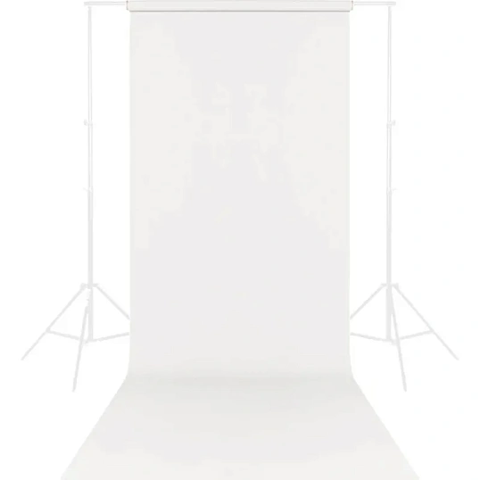 Фон бумажный Raylab 008 Arctic White Белый 2.72x11 м