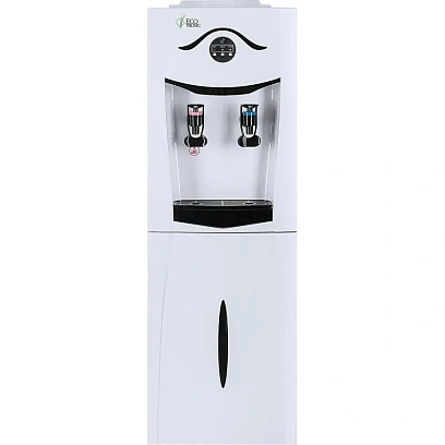 Кулер Ecotronic K21-LF white-black с холодильником, напольный