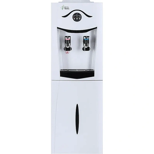 Кулер Ecotronic K21-LF white-black с холодильником, напольный