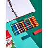 Карандаши цветные 24 цв/наб 6-гран №1School/Комус Класс ColorPics кртк,88мм