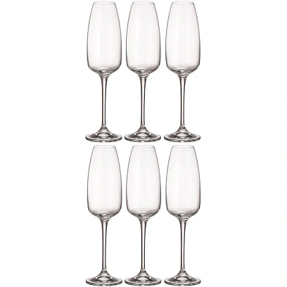 Набор бокалов для шампанского ANSER, 290 мл 6 шт