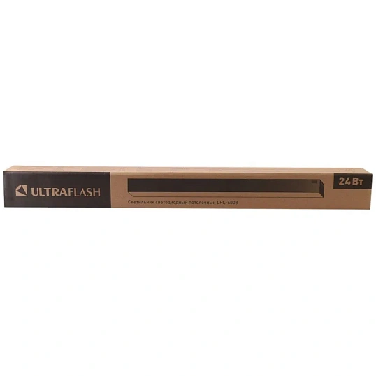 Cветильник светодиодный 600x55x55,24Вт,4000К,LED,черный Ultraflash LPL-6008