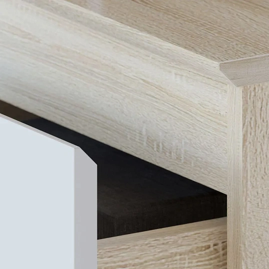 Комод Сокол Т-4р  Дуб сонома/белый