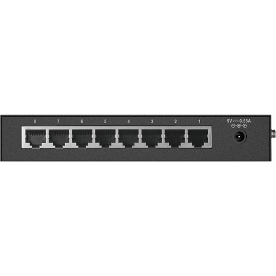 Коммутатор D-Link DES-1008D/L2B 8 портов 10/100Base-TX неуправляемый
