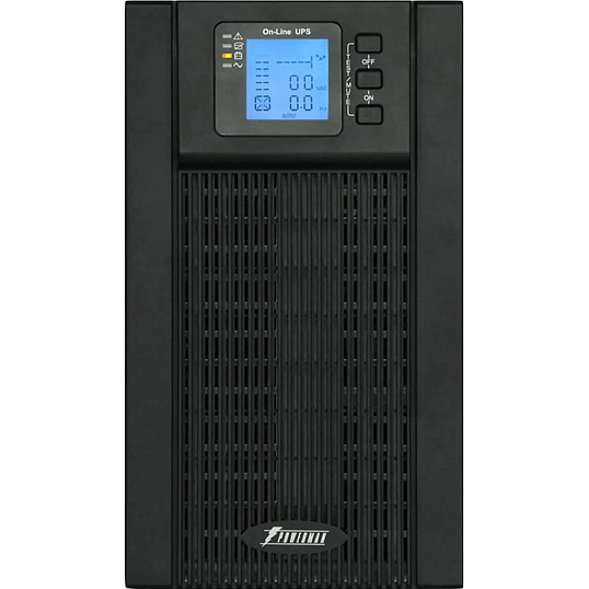 ИБП Powerman Online 2000 Plus, LCD, дв.преоб.,2000ВА/1800Вт, 2 EURO,без бат
