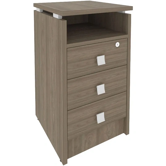 Тумба приставная Style 3 ящ. с замком Л.ТП-4Y 420x450x750 Вяз Благородный