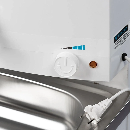 Умывальник дачный Topfort ELEGANT с подогревом 17л, нерж. мойка, белый