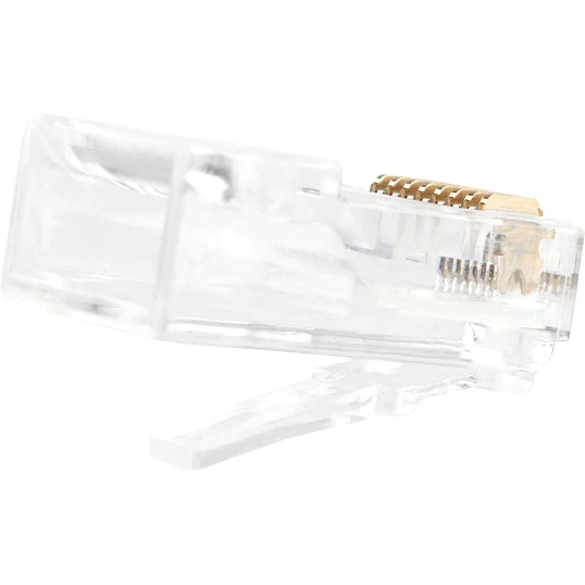 Вилка Cablexpert RJ-45 (8P8C) PLUG3UP6/5 кат.5e, 6 микр, (100 шт.), пак