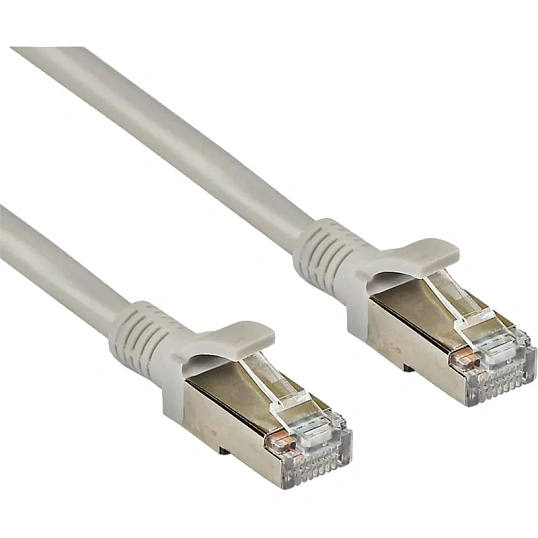 Патч-корд ExeGate FTP-RJ45-RJ45-C5e-CU-0,5M-GY, cat.5e, 0.5м <EX281996RUS