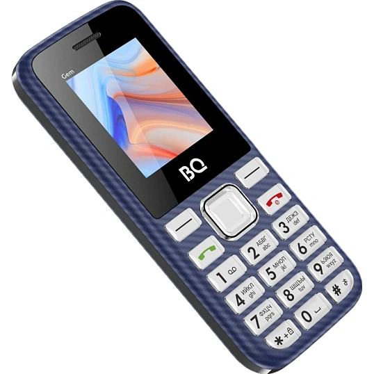 Мобильный телефон BQ 1860 Gem Dark Blue (тёмно-синий) (без СЗУ)