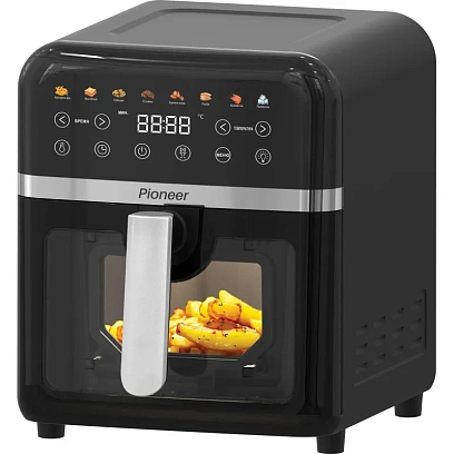 Аэрогриль Pioneer SM520D black, Мощность: 1850 Вт, объем: 8 л