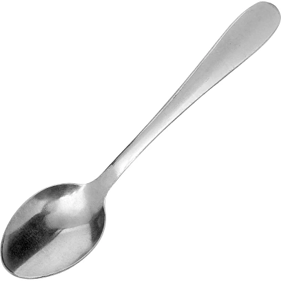 Ложка чайная 'Оптима';сталь нерж.;,L=136/43,B=2мм;металлич. 24шт/уп