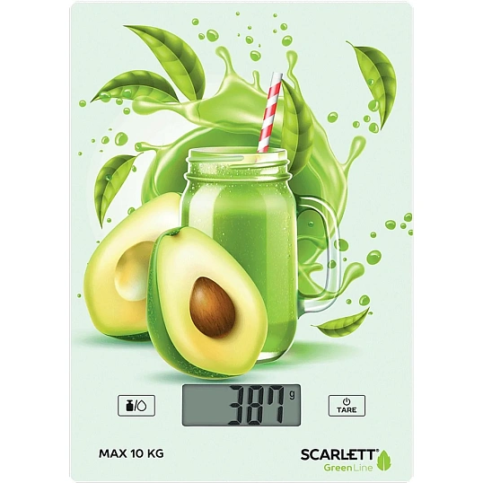 Весы кухонные Scarlett SC-KS57P74, Green Line