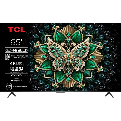 Телевизор TCL 65C6K, Mini LED, смарт
