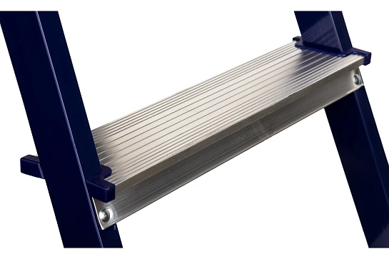 Стремянка стальная окрашенная с алюминиевыми ступенями 5 ст. арт M8405