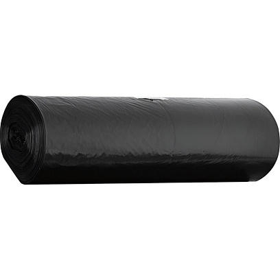 Мешки для мусора ПНД 120л 40мкм 10шт/рул черные 70х110см
