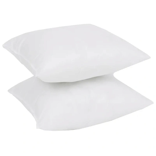 Подушка Luscan 40х40 (набор 2 шт.) (ПЭ100%/спанбонд), белый