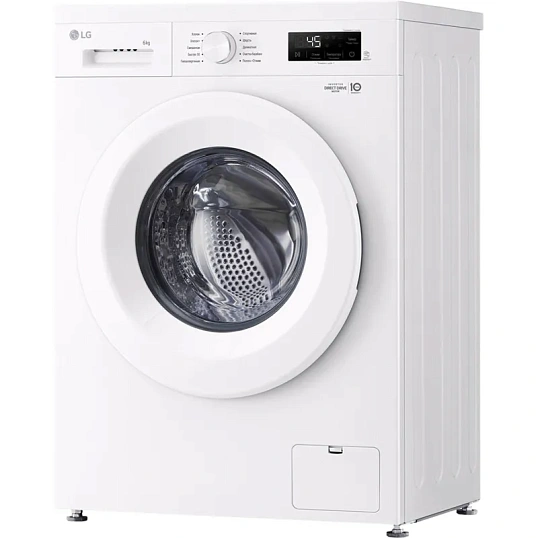 Стиральная машина LG F2Y1NS3W кл.:A фронт. макс.:6кг белый инвертер