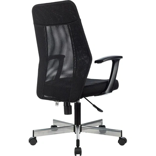 Кресло VB_EChair 225 DSL черный сетка/ткань хром