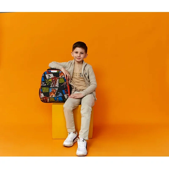 Ранец Комус Класс Basic Дино Комикс зеленый, 2 отд, эргоном спинка