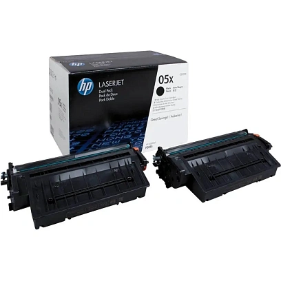 Картридж лазерный HP 05X CE505XD чер. пов.емк. для LJ Р2055 (2шт/уп)