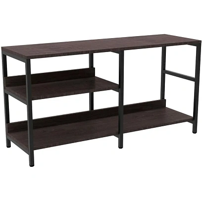 Тумба TI_под ТВ Комус Онега-14 с универ.полкой (слева/справа),яс.анкор.темн