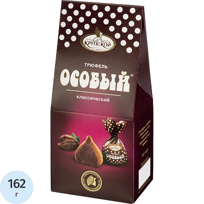 Конфеты Особый Трюфель неглазированные на шоколадной основе, 162г