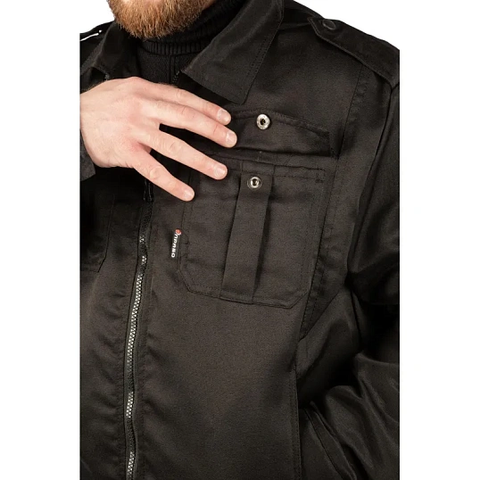 Костюм охранника К-м  Альфа  черн.(р.60-62)/170-176