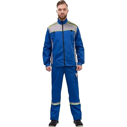 Костюм лет муж (куртка,пк) л26 вас/сер 120-124/170-176